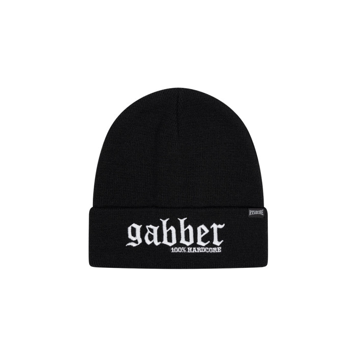100% Hardcore Gabber beanie | black