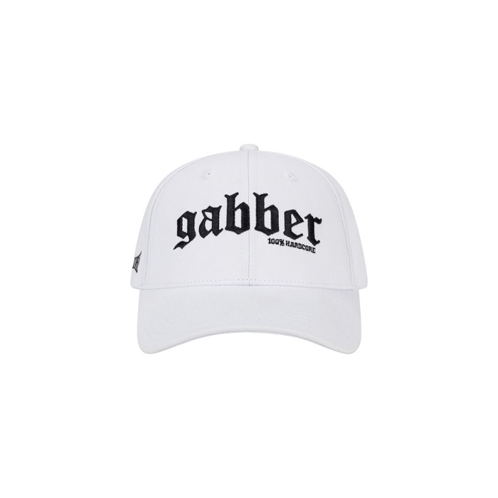 100% Hardcore Gabber cap | white