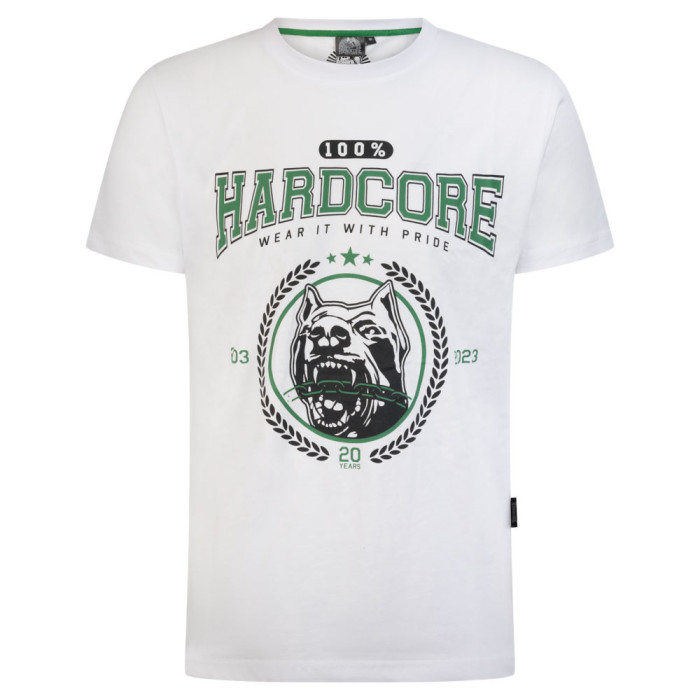 100% Hardcore T-shirt College 2003 | white