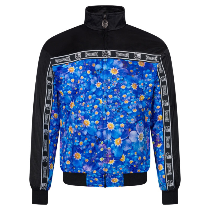 100% Hardcore trainingsjack dames Flower Power | zwart