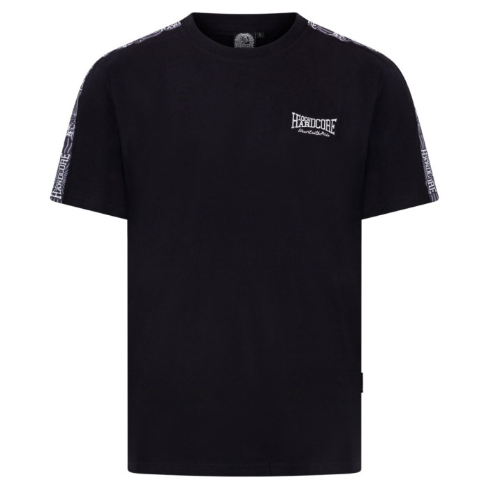 100% Hardcore T-Shirt DOG-1 Big with Shoulder Tape | Black