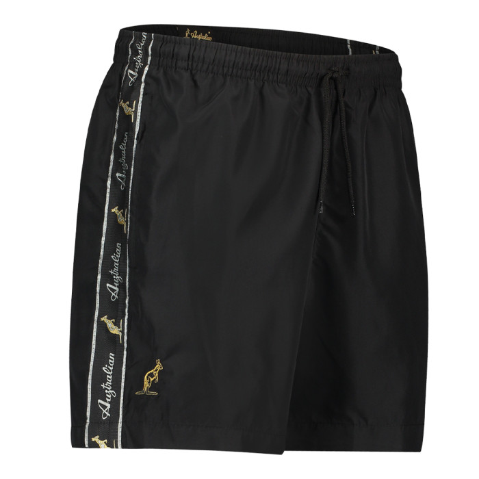 Australian swim trunks with black trim 2.0 | black