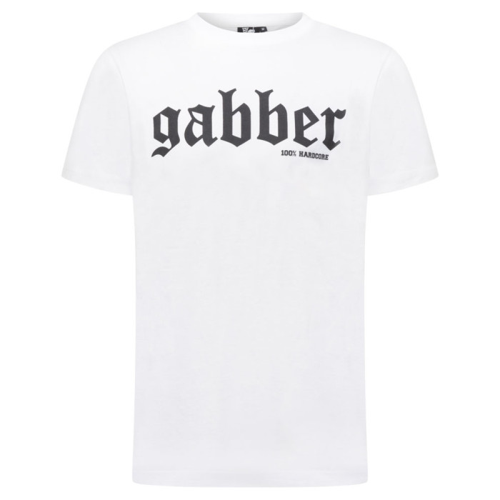 100% Hardcore T-shirt Gabber Essentials | White