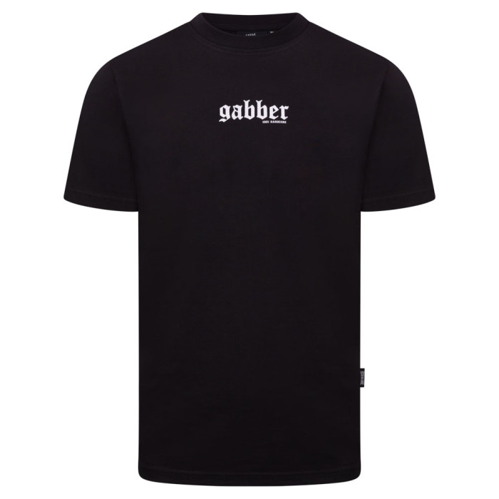 100% Hardcore T-Shirt with Gabber Print | Black