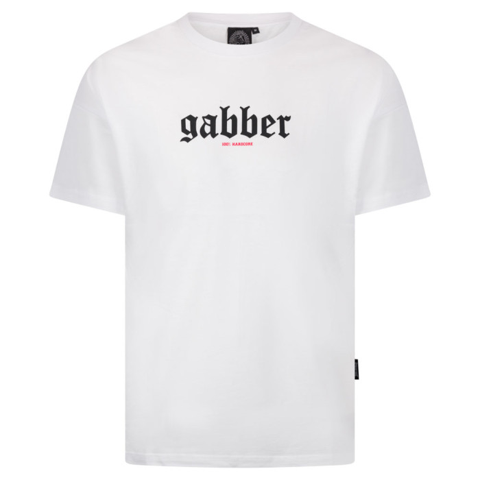 100% Hardcore gabber t-shirt | white