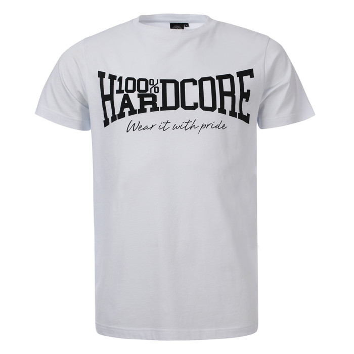 100% Hardcore T-shirt The Brand white