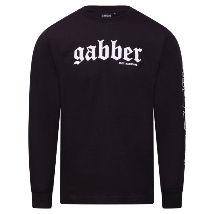100% Hardcore Longsleeve Gabber | Black