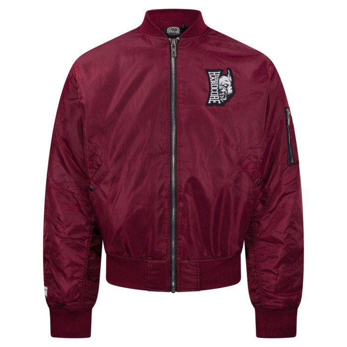 100% Hardcore Bomber Jacket Vertical | Red