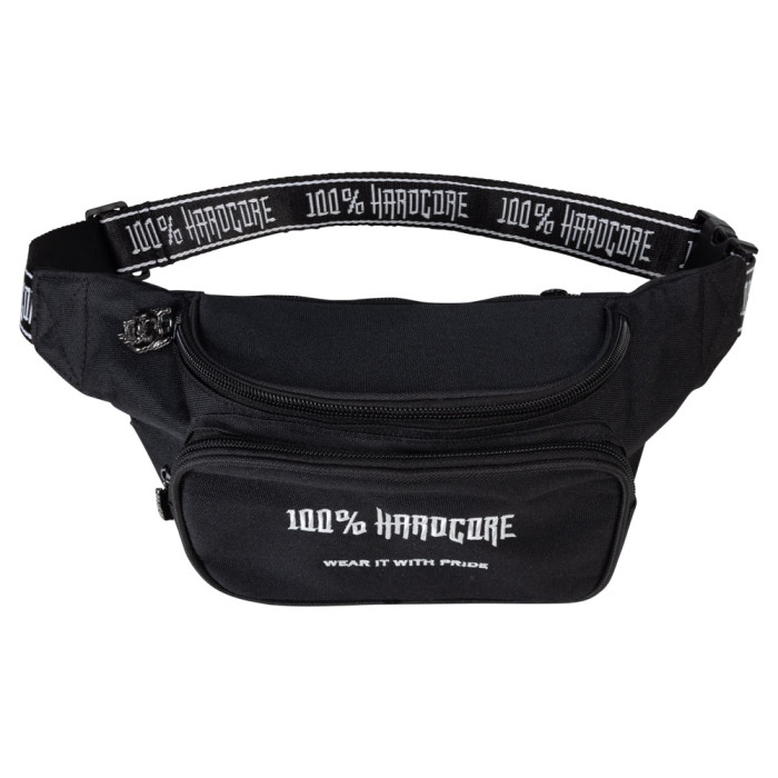 100% HARDCORE Hip bag Established | black  