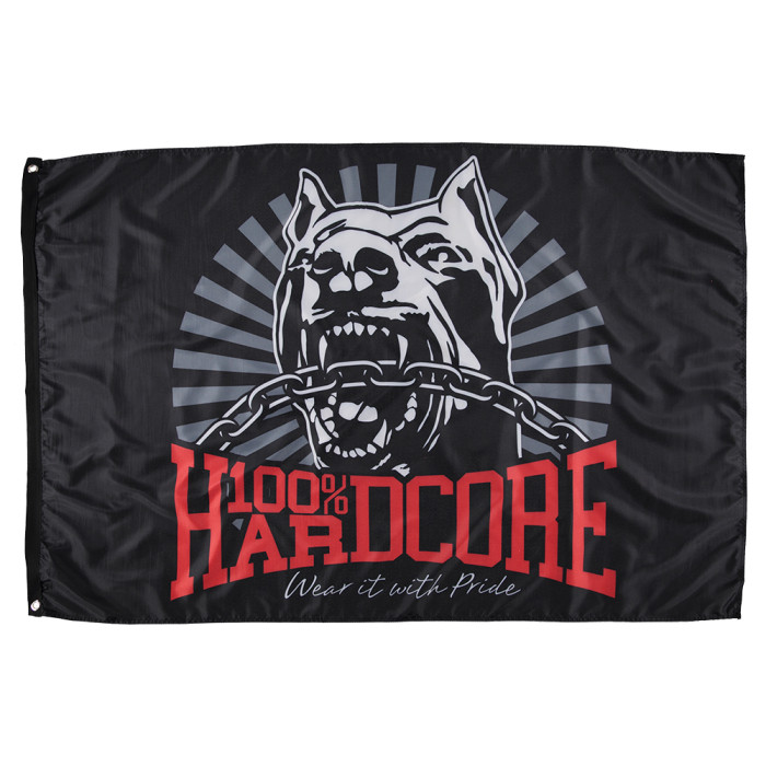 100% Hardcore flag *DOG-1*