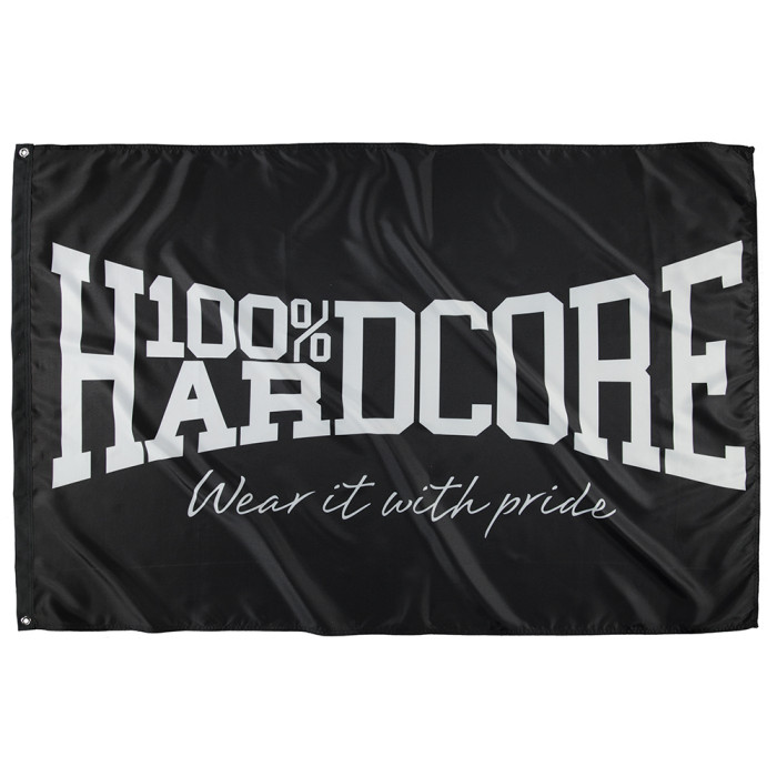 100% Hardcore flag WEAR IT WITH PRIDE