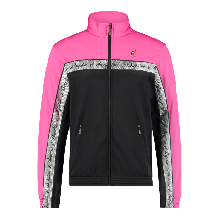Australian duo jacket silver breasted 2.0 | black - pink