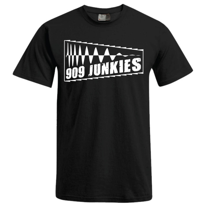 909 Junkies T-shirt Logo | black
