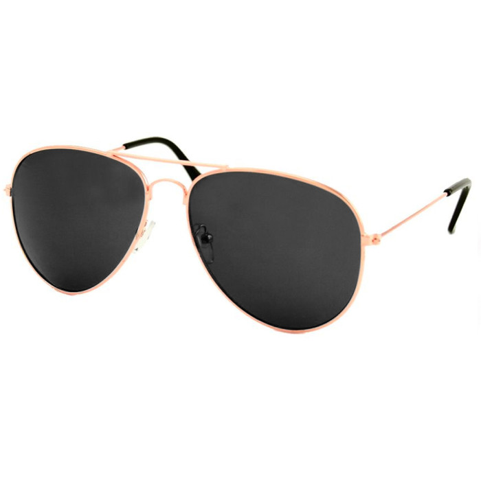 Loud and Clear pilot glasses metal gold | black tinted lenses