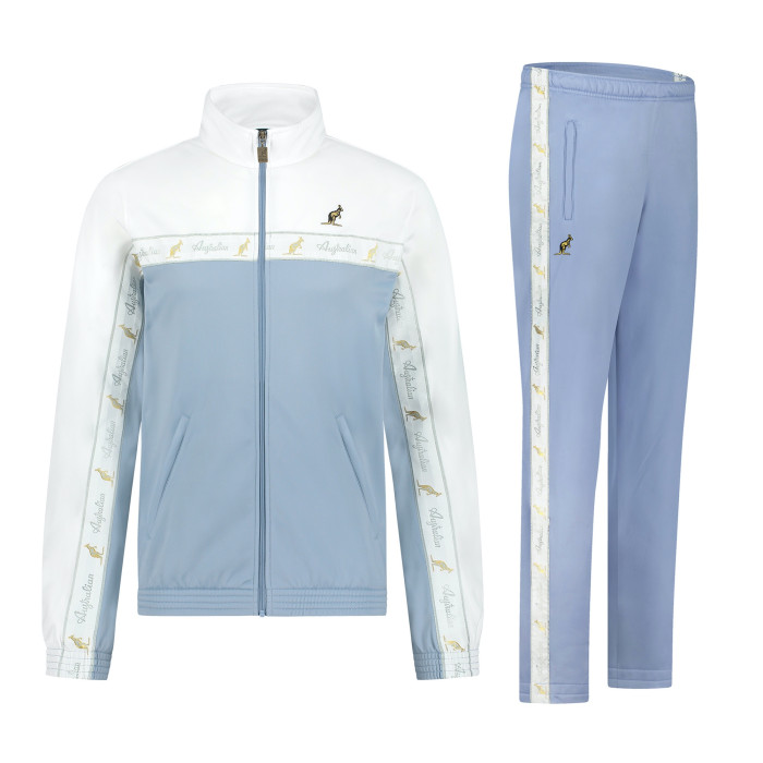  Australian tracksuit white piping 3.0 | light denim - white