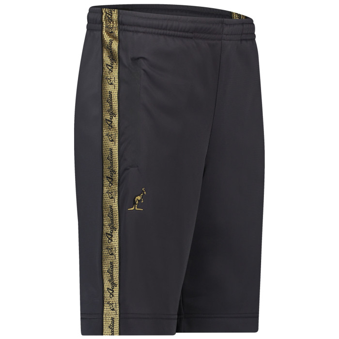 Australian bermuda met gouden bies 3.0 | antraciet