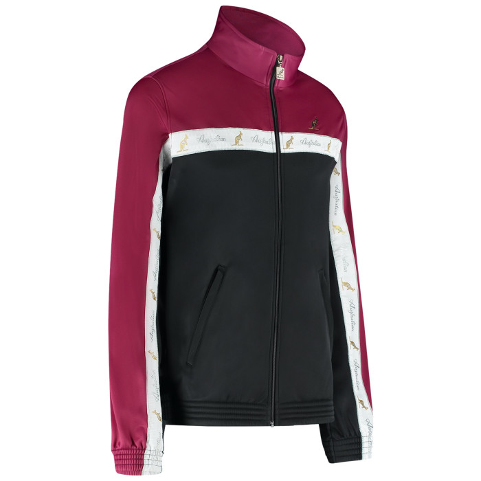 Australian Duo Jacket with white chest stripe 3.0 | Black - Anemone