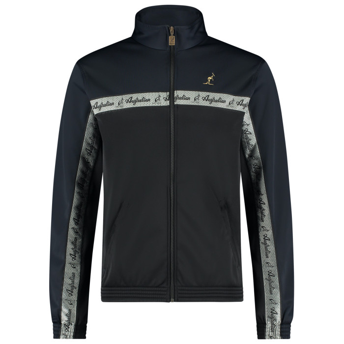 Australian Duo Jacket Silver Chest Piping 3.0 | Black - Navy