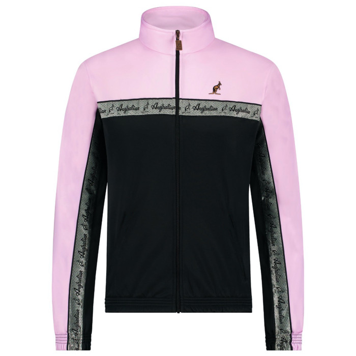 Australian Duo Jacket with Silver Piping 3.0 | black - pastel pink