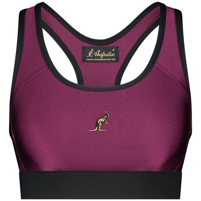 Australian women's glossy sport top | anemone