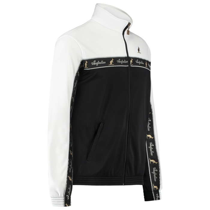 Australian duo jacket black breasted 3.0 | black - white