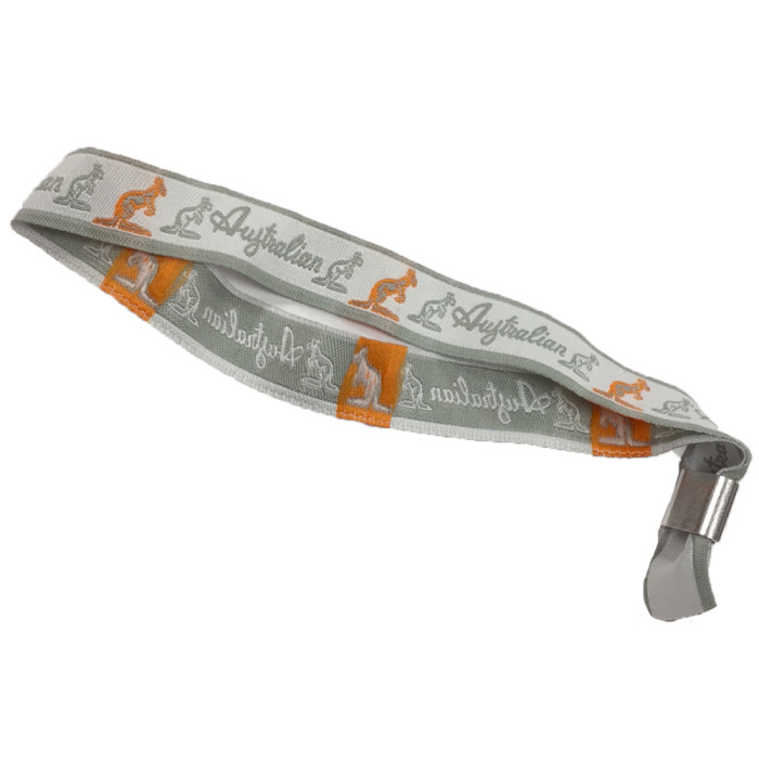 Australian festival strap | logo ☓ white trim 