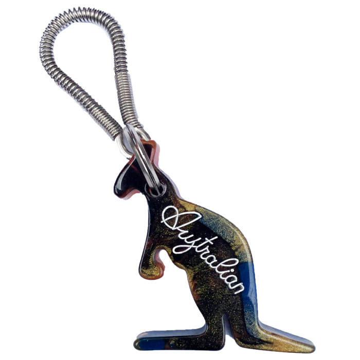 Australian key ring | marble effect ☓ multicolored