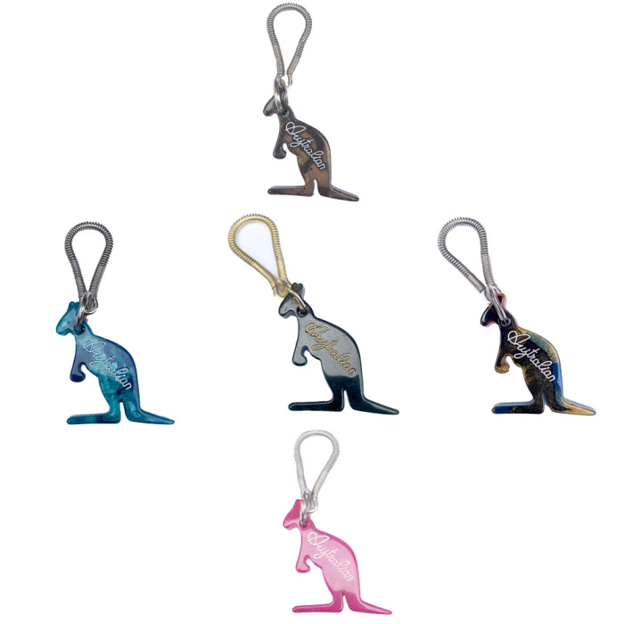 Australian keychains set of 5 | marble effect