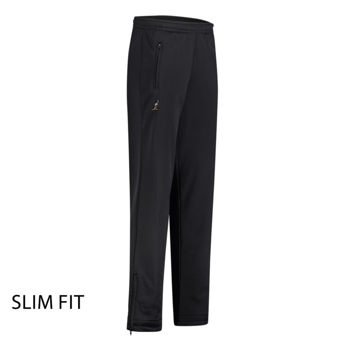 Australian pants uni SLIM FIT with 2 zippers | black