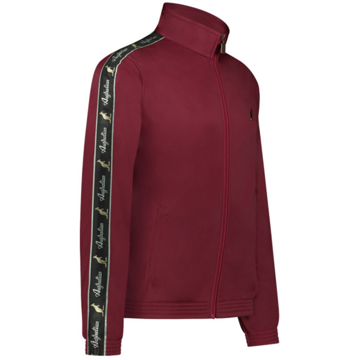 Australian slim fit jacket black piping + big logo 3.0 | bordeaux