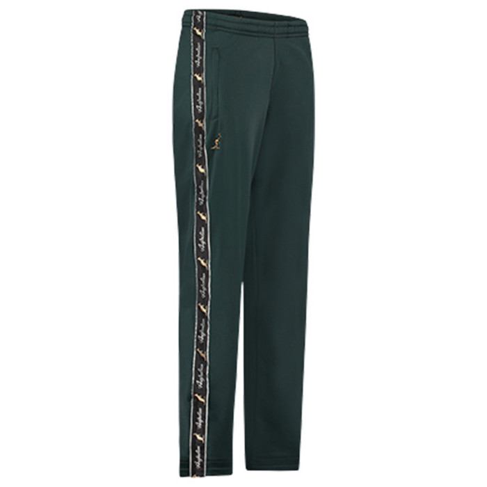 Australian pants with black piping 3.0 woods green