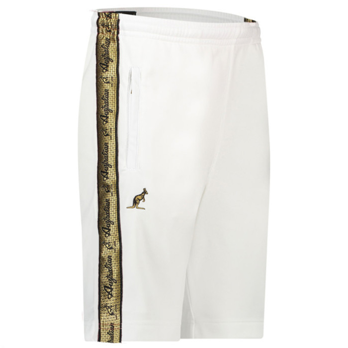 Australian bermuda with gold piping 3.0 | white