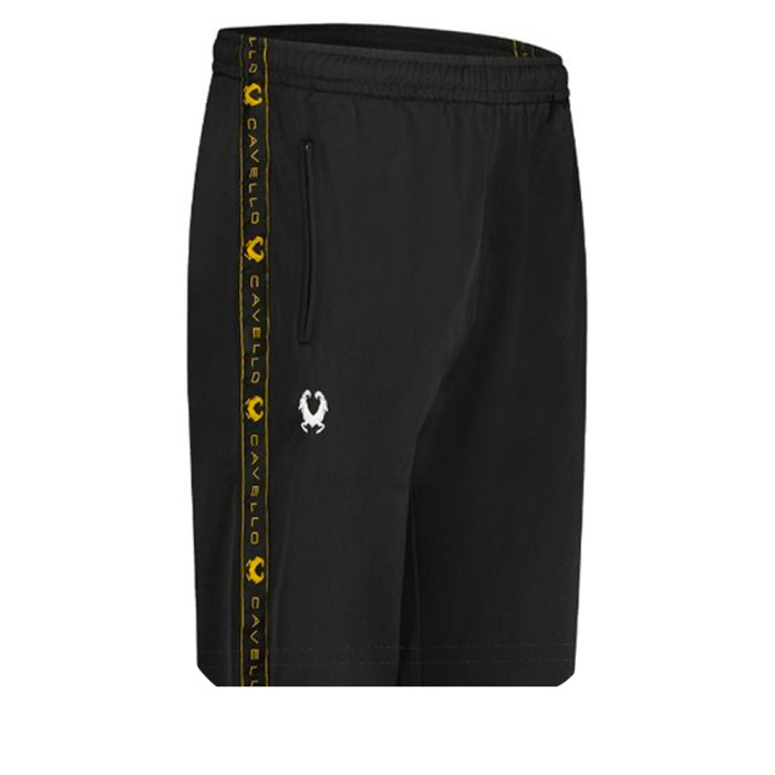 Cavello bermuda with stripe | black