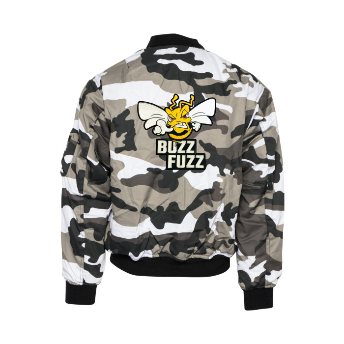 Buzz Fuzz (EXCLUSIVE) bomberjack embroidered logo | camouflage 
