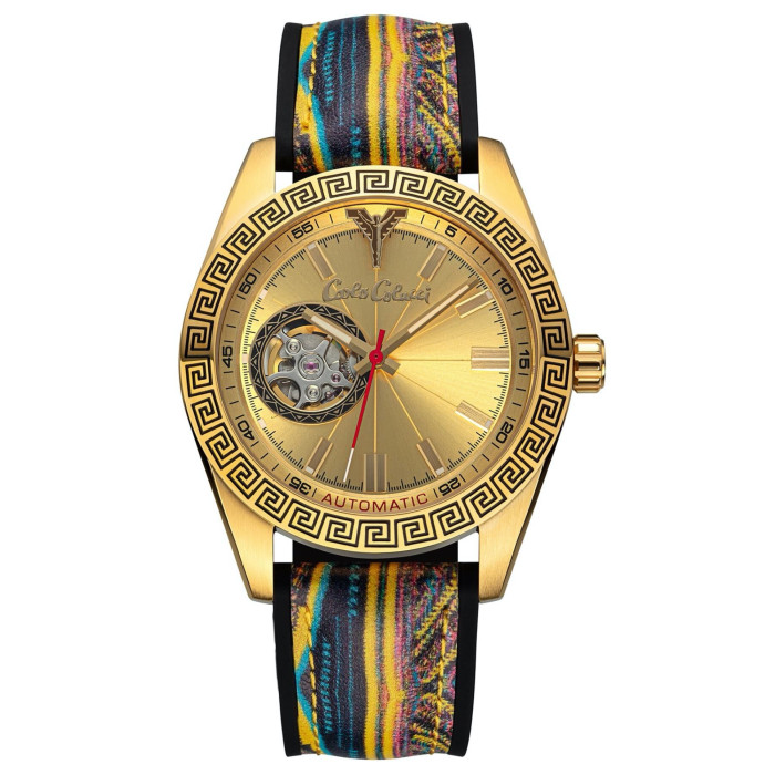 Carlo Colucci watch stainless steel with silicone strap | CC303-2