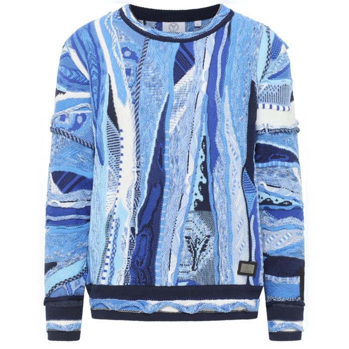 Carlo Colucci cable knit sweater deluxe C12506.151