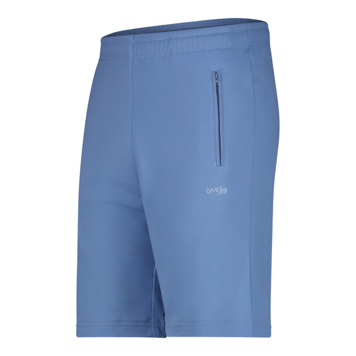Cavello bermuda met geborduurd logo licht blauw