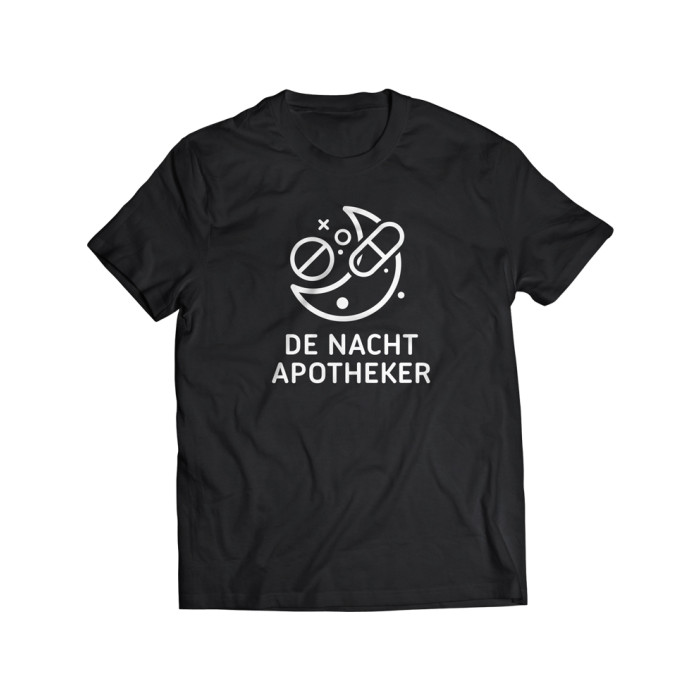 Hard-Wear T-shirt De Nacht Apotheker ⊘☽ | black