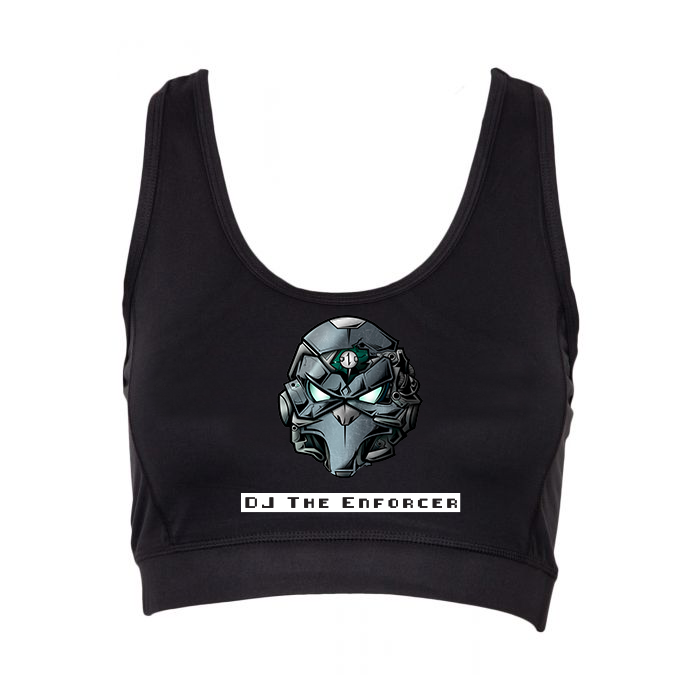 DJ The Enforcer sport top zwart
