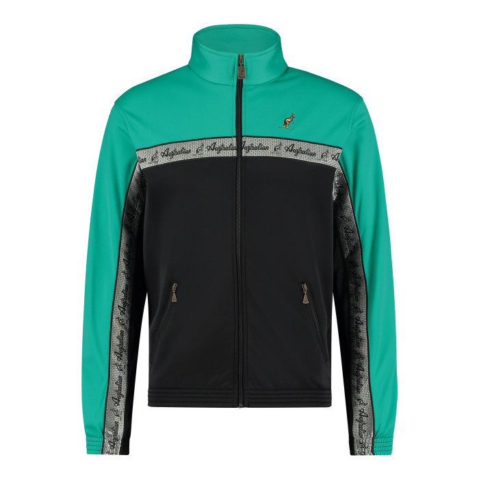 Australian duo jacket silver breasted 2.0 | black - turquoise