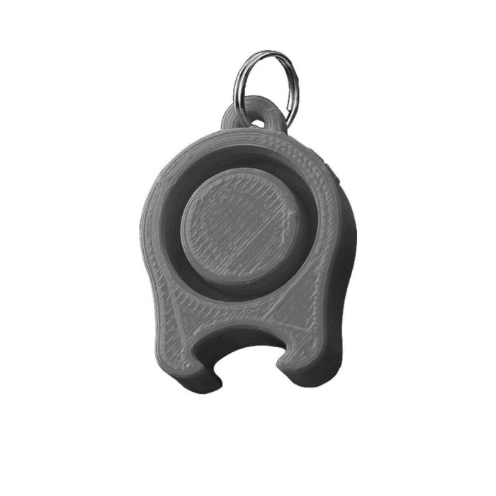 Festicap universal festival cap with beer opener | grey