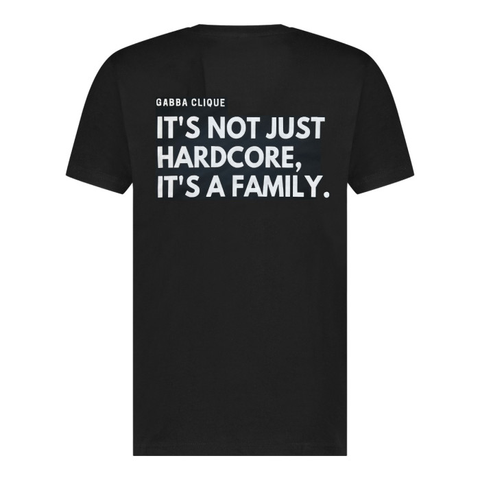 Gabba Clique T-shirt Family | black