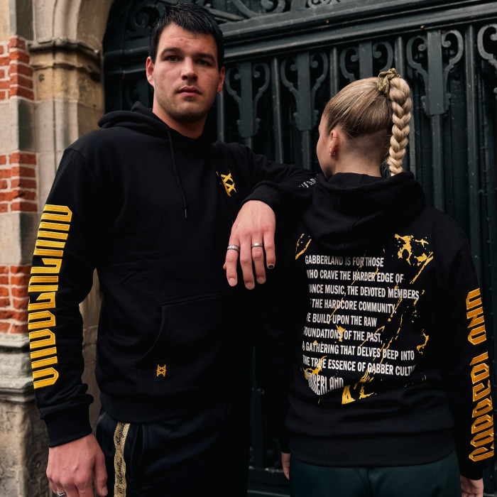 Gabberland Hoodie | Black