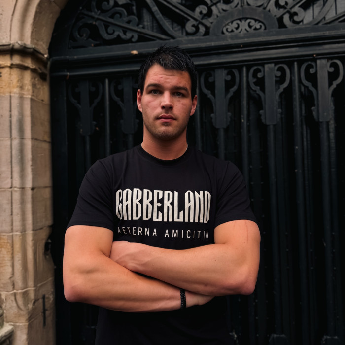 Gabberland T-Shirt with Logo | Black