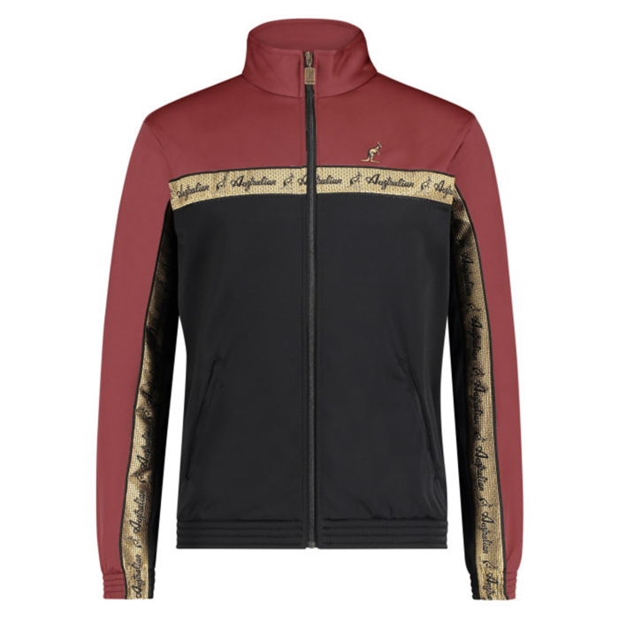 Australian duo jacket gold breasted 3.0 | black - bordeaux 