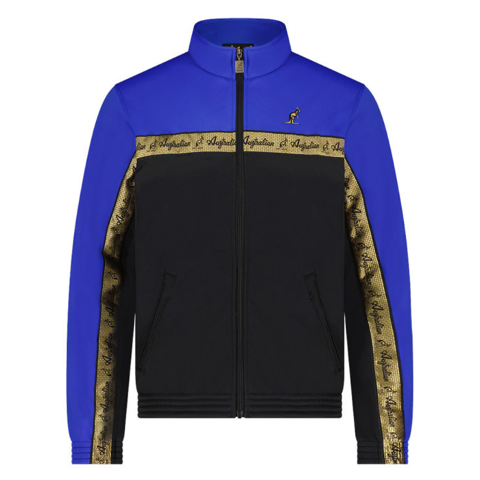 Australian duo jacket gold breasted 3.0 | black - ita blue