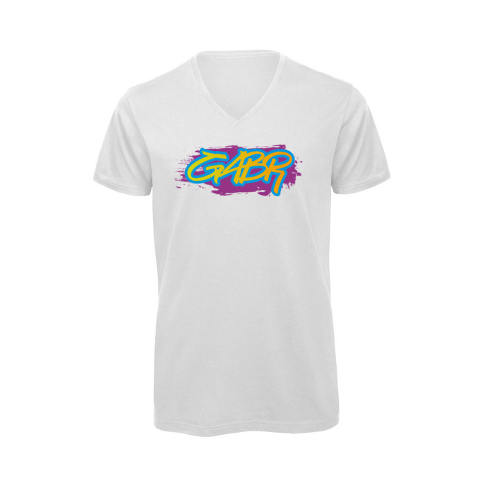 Hard-Wear T-shirt GABR graffiti-editie | wit