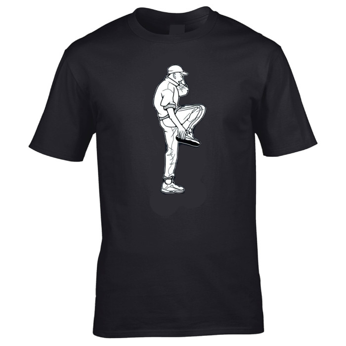 HakkuhVideos T-shirt gabber at the front logo at the back | black