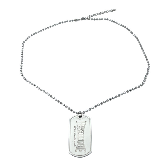 100% Hardcore Necklace DOGTAG | Silver