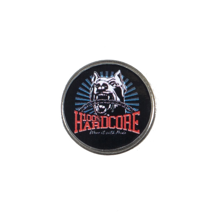 100% Hardcore pin *DOG-1*